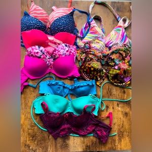 Victoria’s Secret Fun Designs Variety Pack of Bras & Bathing Tops